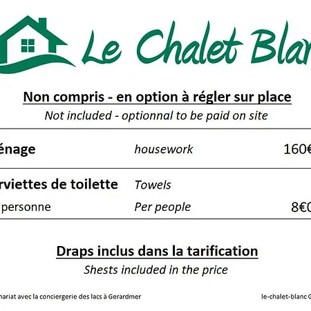 Le Blanc - Jacuzzi / Piscine / Sauna Gérardmer